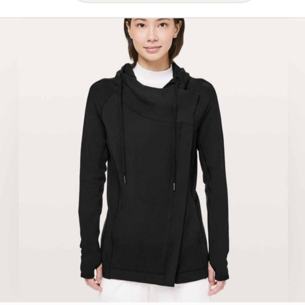Black Lululemon Piloton  Jacket Sz 10